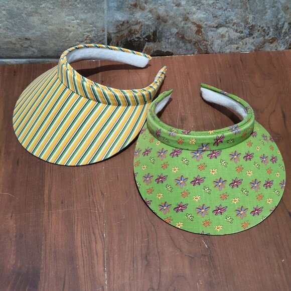 Sun Visor Hats Women Clip On Set of 2 Wide Brim Visors Hat Outdoor Sports Golf B - Picture 4 of 12